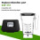 Blender Top Lid Replacement for Blendtec WildSide+ FourSide Jars 40-310 Blender Vented Latching Cover with Center Cap 3