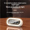 LED Night Light Alarms Clock Multifunctional Bedside Student Bedhead Bedroom Nightlight Clock  Speaker White 6