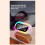 LED Night Light Alarms Clock Multifunctional Bedside Student Bedhead Bedroom Nightlight Clock  Speaker White 9