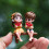 (Yellow)Cartoon Watermelon Couple Decor With Interactive And Educational Features Playrooms For 6
