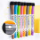 Lot de 8 Stylos pour Tableau Blanc, Pointe Fine, Magnétiques, Noir 2