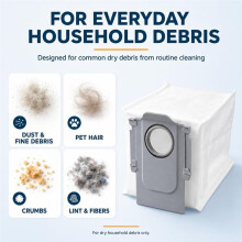 20 Pack Vacuum Bags Compatible for Qrevo Series, Qrevo S5V, QV 35A, QV 35S, Saros 10/10R/20 S8 MaxV Ultra