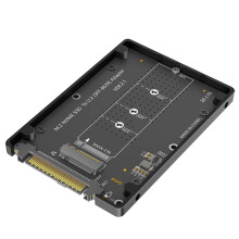 Adapter M.2 NVMe M-Key do U.2 SFF-8639 z Obudową, Karta Konwertera PCIe 4.0/3.0 M.2 NVMe SSD do 2,5-Calowej Zatoki Dysku U.2