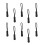 Aeuezxx Zipper Pulls 10 Pcs Replacement Zip Tags for Bags & Clothes 1