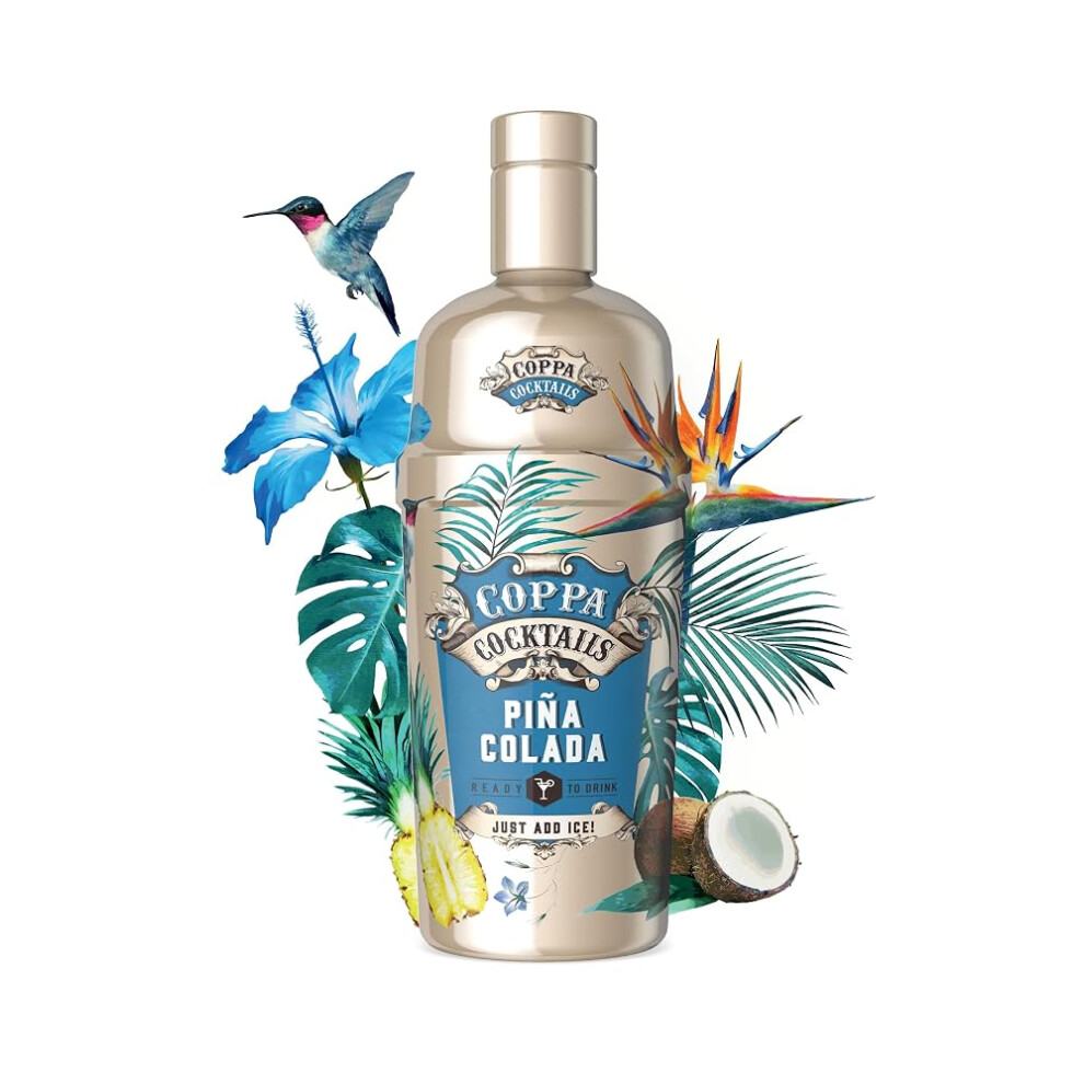 Coppa Cocktails Ready-to-Drink Piña Colada | Easy Premium Pre-Mixed | Just Add Ice | 10% ABV | 70cl - Image 3