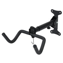 Support Mural pour Vélo, Distance Réglable, Compatible VTT Route Électrique, Noir