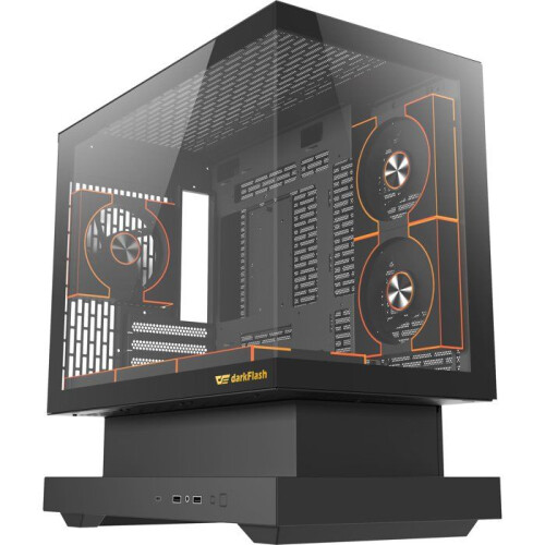 PC-Gehäuse - DARKFLASH - FLOATRON F1 - Schwarz - Würfel - M-ATX-Format