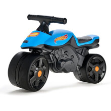 Draisienne - Große Räder - FALK - Moto Racing Hot Wheels - Recyceltes Plastik - Lenker mit Richtungskontrolle - Blau