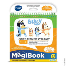 VTech MagiBook Spiel und Entdecken mit Bluey, Interaktives Buch ab 2 Jahren