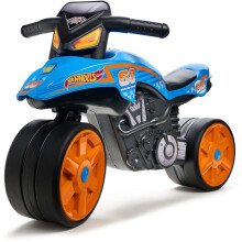 Draisienne - Geräuschlose Räder - FALK - Hot Wheels Motorrad - Recycelter Kunststoff - Lenker mit Richtungskontrolle - Blau