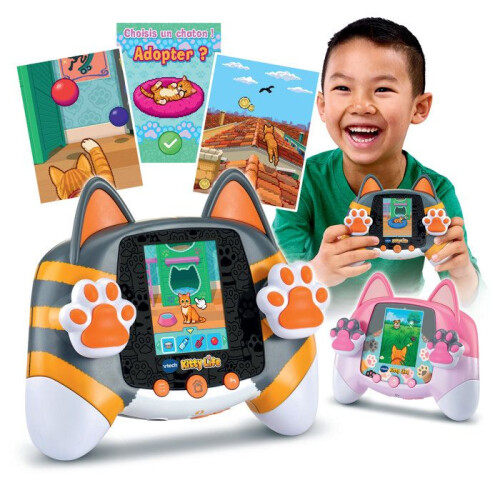 VTech VTECH - KITTY LIFE Orange Konsole für Kinder - Mehrfarbig
