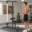 Lat Pull Down Machine with Extra Pulley for Seated Rows Black Alloy Steel Gym... 1
