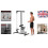 Lat Pull Down Machine with Extra Pulley for Seated Rows Black Alloy Steel Gym... 2