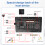 MOPECT Autoradio, 2 DIN Multimedia, Android 15, 4+64G, CarPlay, Android Auto, GPS-Navigation, DAB+ 6