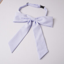 (White)JK Serie Mädchen Party Accessoire mit Satinfliege für Freizeit Schule und Gebrauch Geschenk