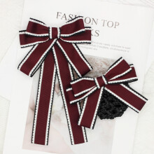 (Set 4)Adult Womens Tie Pin With Red White Blue Design For Uniforms Corporate