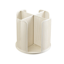 (Cream)Distributeur de gobelets en plastique style créatif avec design multigrille pour usage de bureau
