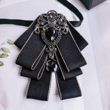 (StyleO)Versatile Collar Flower Pin With Glittering Stones For Office Party Or Gift Use