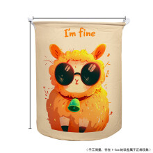 (Style J) Fabric Foldable Oxford Laundry Bin With Animal Prints Kid Room Apartment Storage