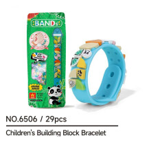 (Light Blue)Diy Bracelet Making Kit Building Block With Creative Design Educational Toy