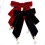(BlackVelvet)Sofisticado lazo de terciopelo con acento de perlas corbata unisex para eventos de otoño 4