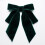 (BlackVelvet)Sofisticado lazo de terciopelo con acento de perlas corbata unisex para eventos de otoño 7