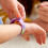 (Purple)Diy Bracelet Making Kit Building Block With Creative Design Toy Educational 11