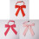 (White)JK Serie Mädchen Party Accessoire mit Satinfliege für Freizeit Schule und Gebrauch Geschenk 2