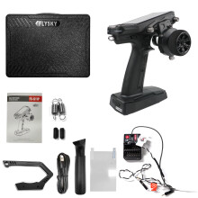 Flysky FS-G11P, Radiocommande 11 Canaux 2.4GHz, Écran IPS 3.5 Pouces, avec Récepteur pour Voiture et Bateau RC
