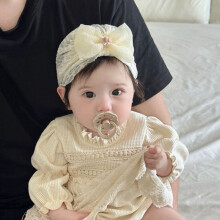 (StyleA,38-42cm)Baby Girl Spring Summer Lace Infant Hat With Sunshade Breathable S Design