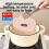 (White)Waterproof Silicone Dinner Placemat With Elegant Flower Pattern Settings For 3