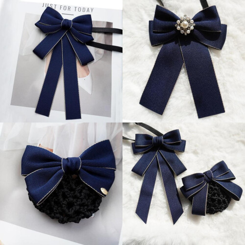 (Style 8)Womens Polyester Collar Decoration With Bow Knot For Office And Travel 2