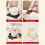 (White)Waterproof Silicone Dinner Placemat With Elegant Flower Pattern For Settings 6