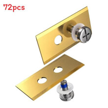 (Gold)72pcs Replacement Blades With Washers Screws For Luba Yuka All Series Robotic Lawnmower