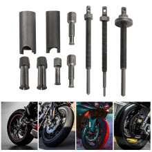Kit d'extracteur de roulement interne, Lot de 8 outils en acier au carbone 9-30mm, pour réparation moto