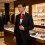 (DeepBrownCheck)Adults Widewidth Mens Bow Tie With Spliced Material And Heartshaped Corsage For Events Formal 4
