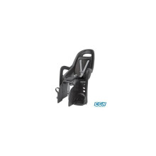 Portabebè ar su telaio Polisport Groovy RS Plus inclinabile nero con cuscino grigio scuro -22kgs
