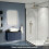 IZODEKOR Marble Look Wall Cladding 120x60cm Ice Berg Grey Bathroom Tile 9