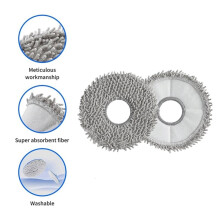 20PCS Mop Cloth for X5PRO/X5OMNI/X5MAX/X5Pro Ultra/X5Pro Robot Vacuum Cleaner Accessories