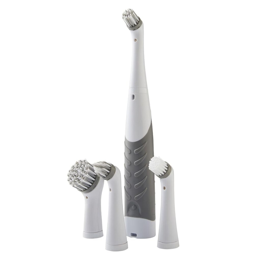 Lakeland Electric Scrubber Brush, Battery Operated 4 Different Heads NEW - Image 3