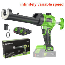 Pistolet à calfeutrer électrique sans fil, Vert, 2 batteries, vitesse variable, pour Makita 18V