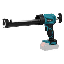 Pistolet à calfeutrer électrique sans fil, Bleu, 4 vitesses, pour joints de fenêtres et portes