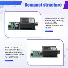 20KM TTL Optische Transceiver Module TX RX Module Optisch Eindapparaat Toegewijde Optische Poort UART/SBUS