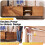 10 Pack Hidden Child Safety Cabinet Locks , Hidden Inside Latches with Adhesive, Keyless Release 3