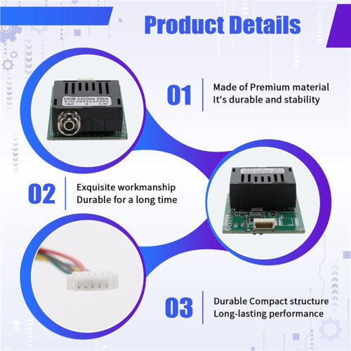 20KM TTL Optical Transmitter Module Optical End Device Dedicated Optical Port TX Module UART/SBUS