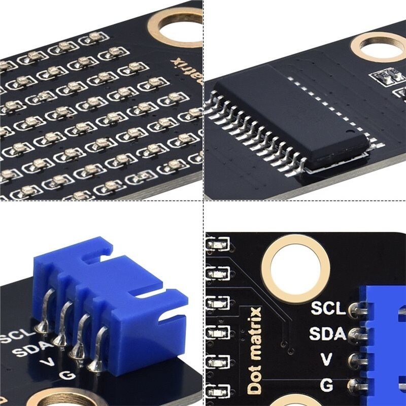 HT16K33_8X8 Dot Matrix Module DIY Electronic Building Block I2C for ...
