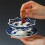 Ceramic Umbrella Tea Infuser Strainer, Porcelain Loose Leaf Tea Accessory, Gift for Tea Lovers, White Design 4
