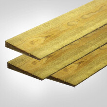 Feather Edge Fence Boards 150mm 6" Treated Wood Close Board Fencing 2.1m