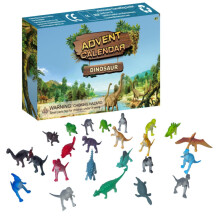 Dinosaurus Adventskalender 2026 – Set van 24 mini-dierfiguurtjes – Creatief kerstcountdownspeelgoed en kerstcadeau voor jongens en me