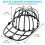 Hat Washer for Washing Machine, 1 Pack Baseball Cap Cleaner Cage, Anti-Deformation Hat Shaper Protector Rack, Black 2
